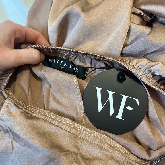 WHITE FOX BOUTIQUE Pink/Copper Akela Maxi Prom/ Wedding Guest Dress - Picture 6 of 10